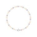 PERLINEA- Bracelet Perles de Culture Ronde 4-5 mm Multicolor- Bijou Femme