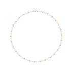 PERLINEA- Collier Perles de Culture Ronde 4-5 mm Multicolor- Bijou Femme