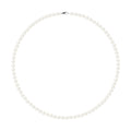 PERLINEA- Collier Perles de Culture Ronde 5-6 mm Blanc- Bijou Femme