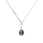 PERLINEA- Collier Perles de Culture de Tahiti 8-9 mm- Bijou Femme